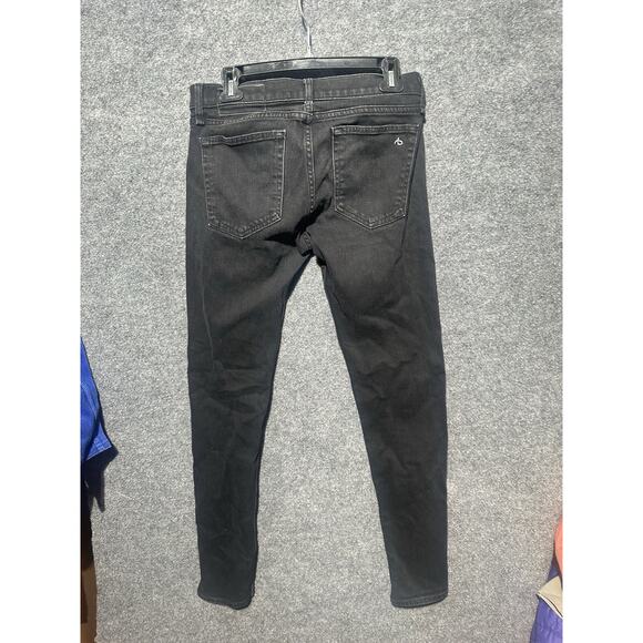 Rag + Bone Extra Slim Fit 1 Black Wash Jeans Mens 30 Casual Made in the USA - Picture 7 of 9